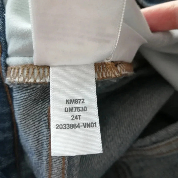 Madewell Tall The Curvy Perfect Vintage Jean in Decatur Wash Size 24 Tall - Picture 13 of 16